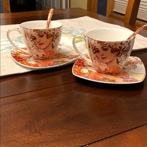 Coffee/ tea/ espresso set for 2